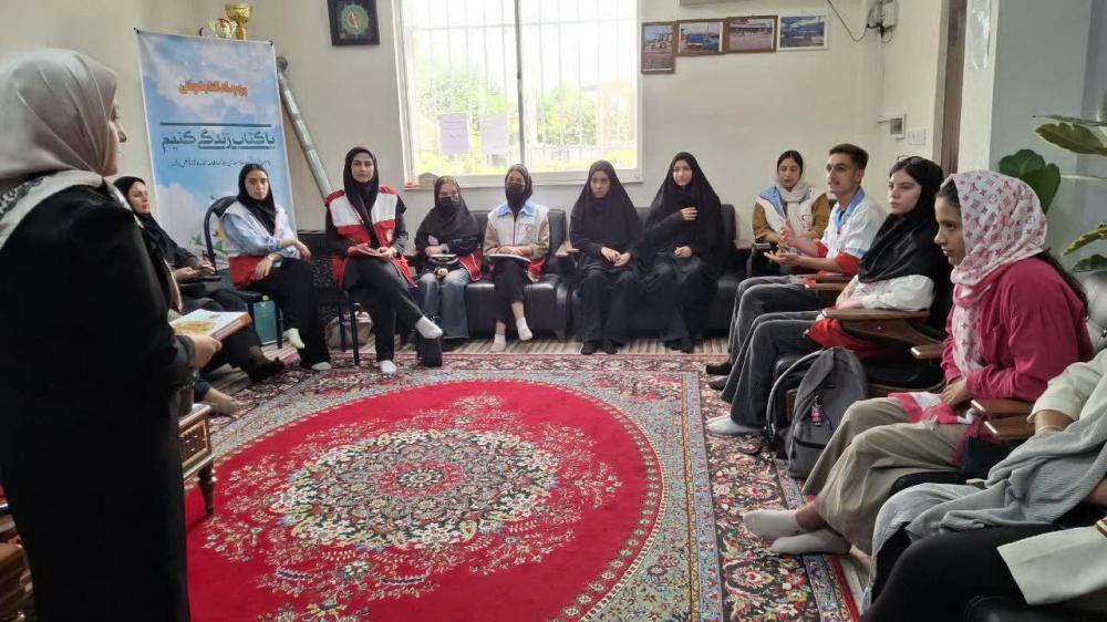 رویداد کتابخوانی در روستای لیش سیاهکل